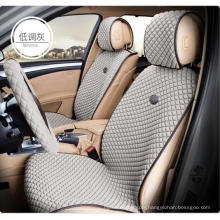 Car Seat Cover Flat Shape Ice Silk-Grey